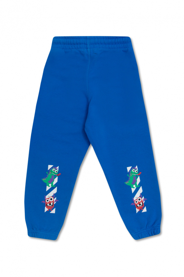 Off White Childrens Boys In Pants Blue